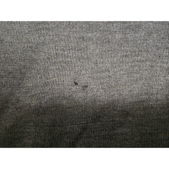 Neiman Marcus Sweater Men’s Size Medium Olive Green 100% Merino Wool V-Neck Knit - Picture 7 of 13